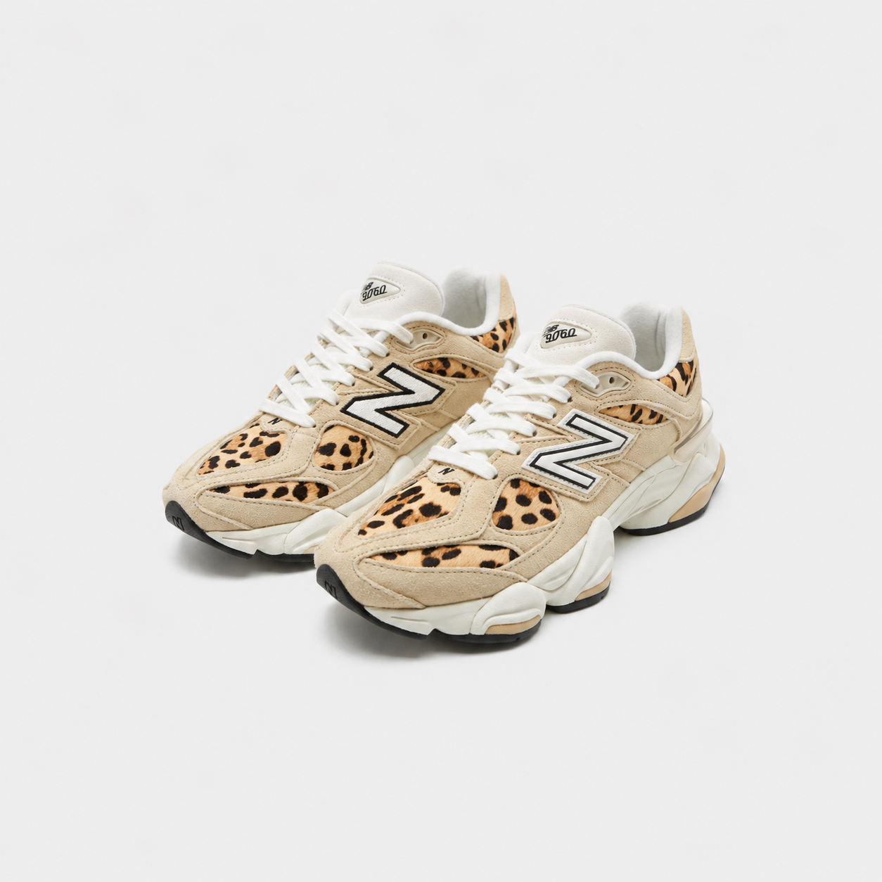 NB 9060 Tan Leopard Print